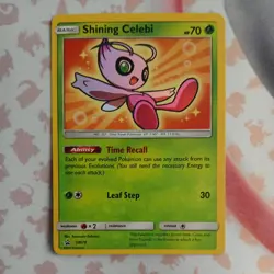 2017 Pokemon TCG Shining Celebi SM79 Black Star Promo Holo - Image 1