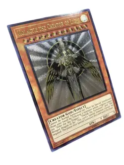 Holactie Creator Of Light Egyptian God Card Ultimate Holo Anime Yugioh - Image 3