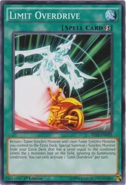1x (EX) Limit Overdrive - SDSE-EN025 - Common - 1st Edition YuGiOh - Image 1