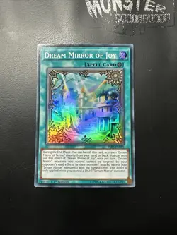 YUGIOH DREAM MIRROR OF JOY SUPER RARE RIRA-EN089 1ST EDITION - Image 1