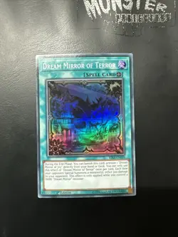 YUGIOH DREAM MIRROR OF TERROR SUPER RARE RIRA-EN090 1ST EDITION - Image 1
