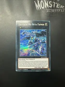 YUGIOH DRYTRON MU BETA FAFNIR SECRET RARE MP22-EN084 1ST EDITION - Image 1