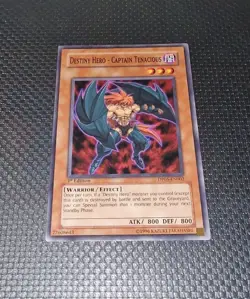 Destiny Hero - Captain Tenacious - DP05-EN002 - 1st Edition YuGiOh! TCG - Image 1
