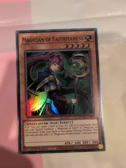 Magician of Faithfulness - DUNE-EN098 - Super Rare 1st Edition Yugioh - Image 1
