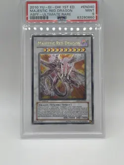 Majestic Red Dragon ABPF-EN040 1st Edition Ultimate Rare PSA 9 Mint YuGiOh 5Ds - Image 2