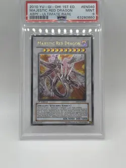 Majestic Red Dragon ABPF-EN040 1st Edition Ultimate Rare PSA 9 Mint YuGiOh 5Ds - Image 3