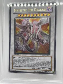 Majestic Red Dragon ABPF-EN040 1st Edition Ultimate Rare PSA 9 Mint YuGiOh 5Ds - Image 4