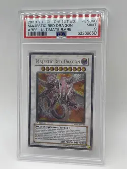 Majestic Red Dragon ABPF-EN040 1st Edition Ultimate Rare PSA 9 Mint YuGiOh 5Ds - Image 5