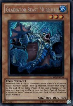 Gladiator Beast Murmillo EU Unl Ed Secret Rare LCGX-EN236 Yu-Gi-Oh! - Image 1