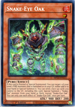 Snake-Eye Oak - MP24-EN111 - Prismatic Secret Rare 1st Edition Yugioh - Image 1