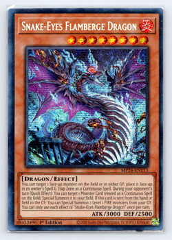 Snake-Eyes Flamberge Dragon - MP24-EN113 - Prismatic Secret Rare 1st Ed Yugioh - Image 1