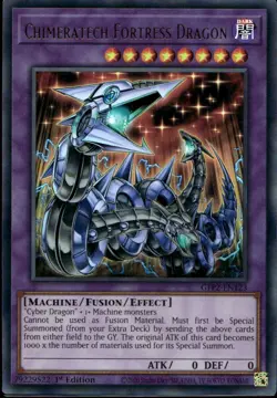 Chimeratech Fortress Dragon 1st Ed Ultra Rare GFP2-EN123 Yu-Gi-Oh! - Image 1