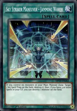 Sky Striker Maneuver - Jamming Waves! 1st Ed Common MP19-EN262 Yu-Gi-Oh! - Image 1