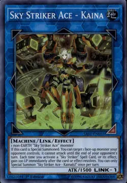 Sky Striker Ace - Kaina NA 1st Ed Super Rare SAST-EN055 Yu-Gi-Oh! - Image 1