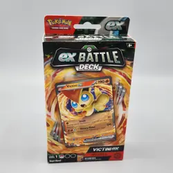 Pokemon Cards - EX Battle Decks - VICTINI EX (60-Card Deck, Deck Box, Coin+) NEW - Image 1