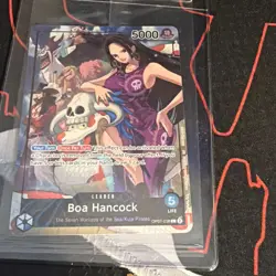Boa Hancock Sealed Leader Card PSA Magazine Promo One Piece Full Art Holo Foil - Image 1