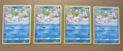 "4x Alolan Vulpix 30/156 Ultra Prism Pokemon Card Lot - Near Mint - Bundle - Image 1