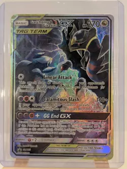 Custom Fan Art Garchomp & Giratina GX High Quality Custom Card Tag Team - Image 3