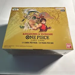 One Piece Card Game - Kingdoms of Intrigue (OP04) - Booster Box - English - Image 2