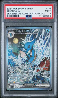 Kingdra EX 131 PSA 9 Mint Pokemon Black Star Promo Card SFA 2024 SVP EN - Image 1