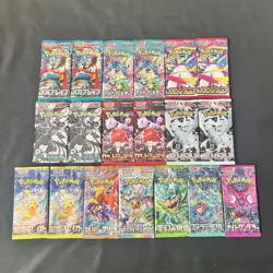 Japanese Pokemon Cards SV Unopened 19 packs - Image 1