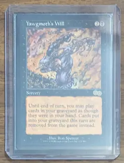 MTG Yawgmoth's Will Non-Foil from Urza's Saga LP - Image 4
