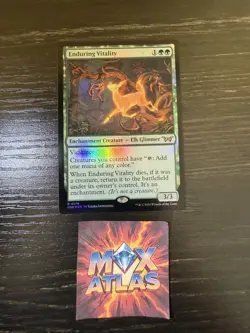 MTG - Enduring Vitality - 0176 (Duskmourn) - Near Mint NM - Rare - Foil - Image 1