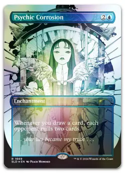 Psychic Corrosion (Rainbow Foil) #1669 (NM) Secret Lair Drop SLD Magic MTG - Image 1