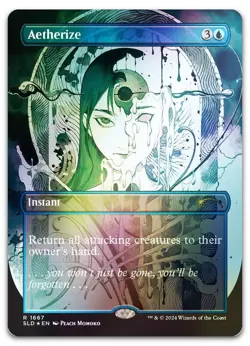 Aetherize (Rainbow Foil) #1667 (NM) Secret Lair Drop SLD Magic MTG - Image 1