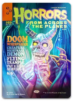 Doom Whisperer (Rainbow Foil) #1763 (NM) Secret Lair Drop SLD Magic MTG - Image 1