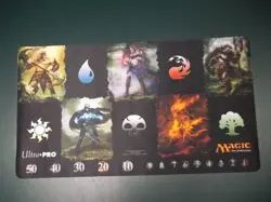 MTG Planeswalkers & Manas Playmat Magic The Gathering Ultra Pro - Image 1