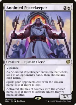 Anointed Peacekeeper [Dominaria United] MTG - Image 1