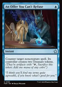 An Offer You Can't Refuse x1 1x FOIL Foundations NM MTG - Image 1