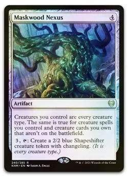 Maskwood Nexus #240 (Foil) (NM) Kaldheim PPKHM Magic MTG - Image 1