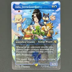 Lulu, Stern Guardian (Borderless) Chocobo Track Foil MTG Final Fantasy NM - Image 2
