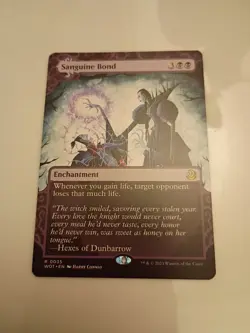 MTG Sanguine Bond Wilds of Eldraine: Enchanting Tales Regular NM x1 - Image 1