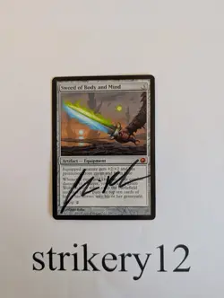Sword of Body and Mind - Scars of Mirrodin - Signed by Artist Chris Rahn - MTG - Image 1