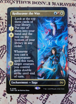 MTG Rediscover the Way Borderless Extended Tarkir Dragonstorm NM - Image 1