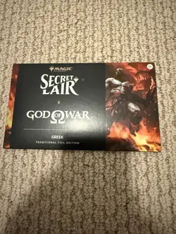 MTG Secret Lair Playstation: God of War: Greek (Foil) + Norse (Foil) + Sol Ring - Image 2
