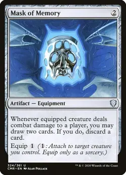 Mask of Memory 1x MtG Commander Legends CMR SP/NM - Image 1
