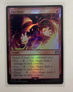 MTG Fire Magic Final Fantasy Foil 0136 - Image 1