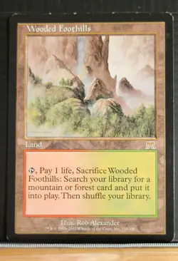 Mtg WOODED FOOTHILLS LP Onslaught 330/350 -Argo- - Image 1