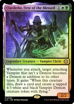 NM Foil Clavileno, First of the Blessed, MTG, LCI Commander, Magic, 2 - Image 1