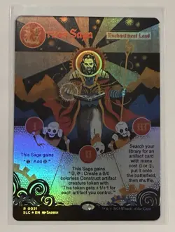 FOIL Urza’s Saga Secret Lair Countdown Kit Encyclopedia MTG NM 0021 - Image 1