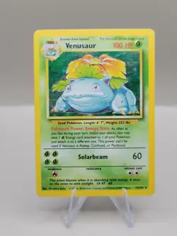 Pokemon Vintage Holo Venusaur 15/102 Base Set WotC 1999 - Image 1