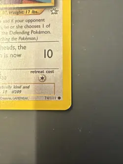 Snubbull Neo Genesis 1st Edition Regular Common 74/111 - Pokemon TCG NM - Image 5