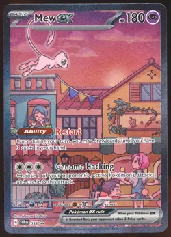 Mew ex SVP 053 Scarlet & Violet Black Star Promo Rare Pokemon TCG - NM - Image 1