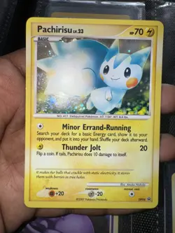 Pachirisu DP04 Holo Bleed Swirl Diamond Pearl Pokemon TCG Black Star - Image 1