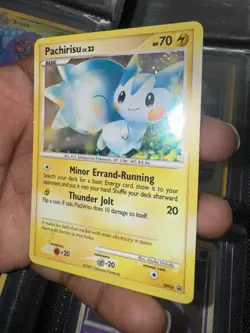 Pachirisu DP04 Holo Bleed Swirl Diamond Pearl Pokemon TCG Black Star - Image 4
