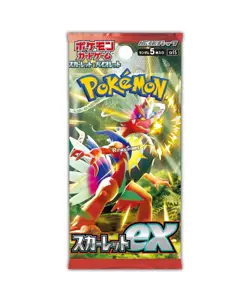 5x Scarlet EX Booster Pack SV1S - Japanese Scarlet & Violet Pokemon Sealed - Image 2